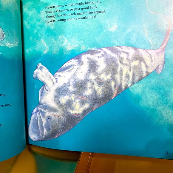 HUMANE SOCIETY MANATEE HARDCOVER BOOK CHESSIE, THE TRAVELIN’ MAN, A TRUE… - Picture 7 of 15